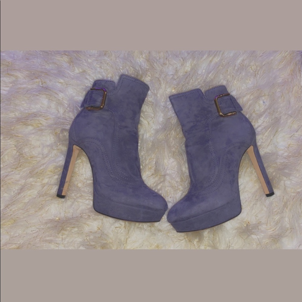 Jimmy choo dove grey ankle boots